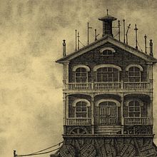 "Guía de Hoteles Inventados" Álbum ilustrado. Traditional illustration project by Óscar Sanmartín Vargas - 07.17.2014