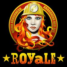  logo Roya-ale cerveza aragonesa. Design project by Victor Manuel Lozano Lázaro - 07.18.2014