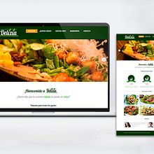 Diseño web Restaurante Delizia y diseño del menú. Web Development, and Web Design project by Marta Velasco Zurro - 04.02.2014