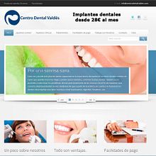 Centro dental valdés Ein Projekt aus dem Bereich Webentwicklung von Cristina Osuna Ibarra - 12.07.2013