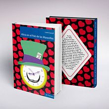 Portada ilustrada de Alicia en el País de las Maravillas. Editorial Design, and Traditional illustration project by Marta Velasco Zurro - 12.03.2013