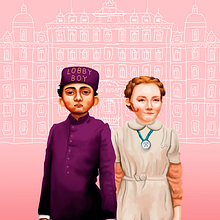 The grand Budapest hotel. Un proyecto de Bellas Artes, Diseño gráfico e Ilustración tradicional de Olga M. - 20.07.2014