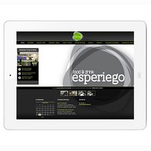 Diseño web Esperiego Food & Drink. Web Development, Graphic Design, and Web Design project by Cristina Rodríguez - 07.21.2014