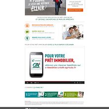 Campagne Crédit Agricole Ein Projekt aus dem Bereich Webdesign von Laure Chassaing - 21.07.2014