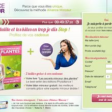 Design et Intégration de landing page pour Alliance Minceur Ein Projekt aus dem Bereich Webdesign von Laure Chassaing - 21.07.2014