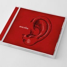 CD Aescolta. Br, ing, Identit, Product Design, Graphic Design, and Traditional illustration project by Julio Valdés Boccardo - 07.21.2014