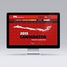Partido Socialista. Web Development, Design, Graphic Design, and Web Design project by Julio Valdés Boccardo - 07.21.2014