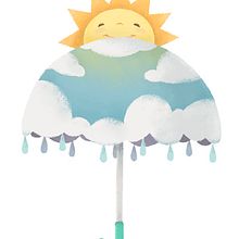 Serie"Paraguas". Un projet de Illustration traditionnelle de Carmen Nogales - 06.07.2014