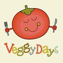 Character for a vegan food brand: Veggy Days. Un progetto di Br, ing, Br, identit, Graphic design e Illustrazione tradizionale di Laura Liberal - 23.07.2014