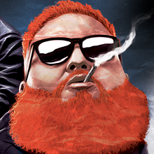 Action Bronson x Cookin' Soul. Design, and Traditional illustration project by Alexander Grahovsky - 07.24.2014