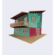 Casitas del mundo. Ilustração tradicional projeto de María Gómez - 16.06.2014