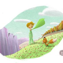 El principito. Een project van Ontwerp van personages, Redactioneel ontwerp y Traditionele illustratie van David Pavón Benítez - 25.07.2014