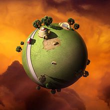 Kaito's Planet. 3D, Photograph, and Traditional illustration project by Carles Marsal - 07.25.2014