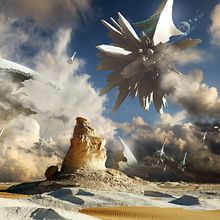 Arrival. 3D, Photograph, and Traditional illustration project by Carles Marsal - 07.25.2014