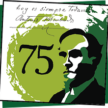 Antonio Machado 75 aniversario. Graphic Design, and Advertising project by ruth_sabater - 09.30.2013