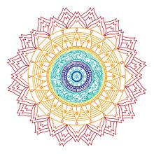 Mandala waves. Design, Ilustração tradicional, Ilustração digital e Ilustração vetorial projeto de Laura Sala - 27.07.2014