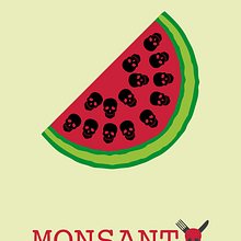 Pensamiento critico ante alimentos producto Monsanto. . Creative Consulting, Graphic Design, and Advertising project by Ricardo Chaves Castro - 05.23.2013