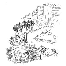 La naturaleza es bella . Ilustrație tradițională de Ertito Montana - 07.28.2014