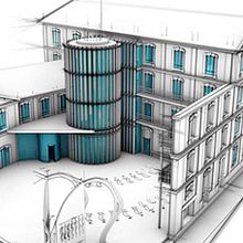 Arquitectura 3D. Un projet de 3D , et Architecture de Carlos Hernández Gironés - 28.07.2014