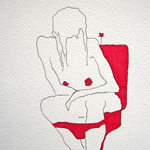 Placer de Baño, Originales: Tintas. Traditional illustration project by otto esperón - 07.29.2014