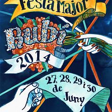 Propuesta cartel poster Fiesta Mayor de Rubí · acuarela. Graphic Design, Traditional illustration, and Painting project by Natalia Vallès López - 05.13.2014