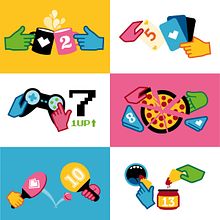 Share the love. Un proyecto de Diseño, Ilustración tradicional y UX / UI de Jorge Lobo - 21.08.2016
