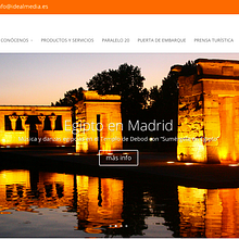Web Idealmedia. Un progetto di Web development di Carlos Cano Santos - 15.07.2014
