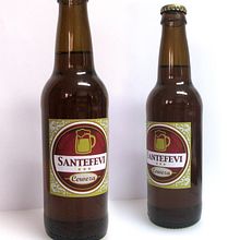 CERVEZA SANTEFEVI. Fine Arts, Br, ing, Identit, Design, Graphic Design, and Packaging project by Elías Debón - 08.03.2014