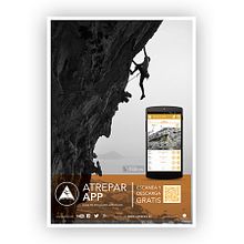 Poster 'Atrepar App'. Design, Editorial Design, and Graphic Design project by Maria Navarro - 08.04.2014