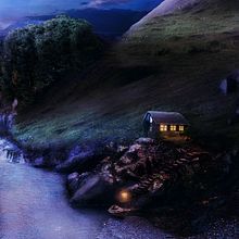 Valley of silence. Photograph, and Traditional illustration project by Rubén Álvarez González - 07.19.2014