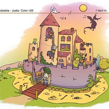 Restaurante La Ciudadela. Character Design, and Traditional illustration project by Herbie Cans - 05.31.2014