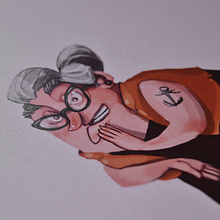 Tía Burón. Un proyecto de Ilustración tradicional de Jorge Andújar - 05.08.2014