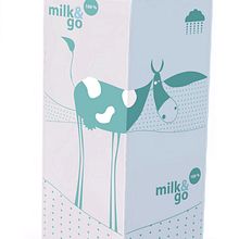 Packaging. Milk & go. 3D, Br, ing, Identit, and Design project by ángeles benítez aranda - 08.07.2014