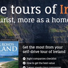 Exploring Ireland homepage design. Een project van Webdesign van Six Design - 11.08.2014