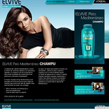 Poryecto Minisite L´oreal Paris. Un proyecto de Diseño Web de Álvaro Alcibi Baquero - 12.12.2014