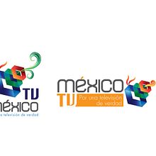 Logo MéxicoTV. Un progetto di Br, ing, Br e identit di Enrique Ortiz García - 13.08.2014