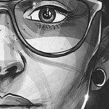 RETRATO VZ. Fine Arts, Graphic Design, and Traditional illustration project by Matu Santamaria - 08.13.2014