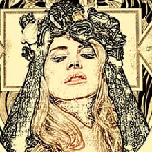 Lana del Rey "Cruel World" Poster . Desain, Desain Grafis, Ilustrasi tradisional, Dan Kreativitas proyek oleh Marta Arévalo Segarra - 08.14.2014