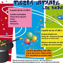 Cartel Fiesta infantil de Las Mercedes . % Aliki Cau-Maf tarafından hazırlanan Grafik Tasarım, Ve Reklamcılık projesi - 08.16.2014