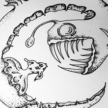 Hungry fish. Un proyecto de Ilustración tradicional de Killian López - 17.08.2014