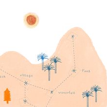 Maps(Magazine illustration). Un progetto di Illustrazione tradizionale di Paloma Corral - 18.08.2014