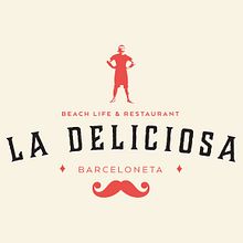 La Deliciosa - Beach Life & Restaurant - Barceloneta . % Lamaga Comunica tarafından hazırlanan Markalaşma ve Kimlik, Yaratıcı Danışmanlık, Sanat Yönetmenliği, Ve Grafik Tasarım projesi - 04.30.2014