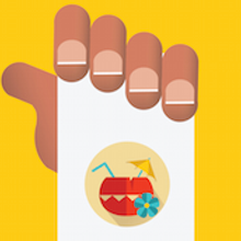 Beach Icon Set. Traditional illustration project by Laura Del Rio - 08.18.2014