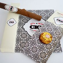 tarjeta y recuerdo de nacimiento. Un progetto di Graphic design e Packaging di danunez - 19.08.2014