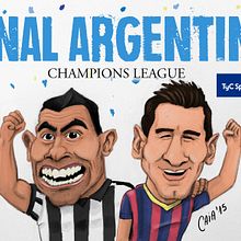 Caricaturas deportivas-sports cartoons. Traditional illustration project by Sebastian Ezequiel Caiafa - 02.28.2015