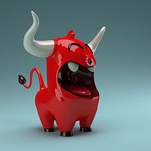 Torito. 3D, To, Design, and Character Design project by Juan Carlos Cruz - 08.20.2014