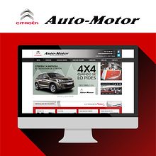 Auto-Motor. Web y RR.SS.. Graphic Design, Web Design, and Marketing project by Alejandro González Cambero - 12.31.2013