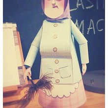 Paper-toy: Doña Fernanada. Projekt z dziedziny Trad, c i jna ilustracja użytkownika Iris Amaya - 24.08.2014