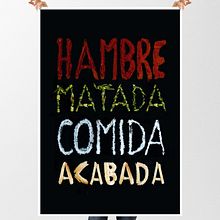Food Print. Art Direction project by Laura Del Rio - 04.21.2014