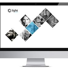 Light Studio. Web Design project by Laura Del Rio - 08.21.2014